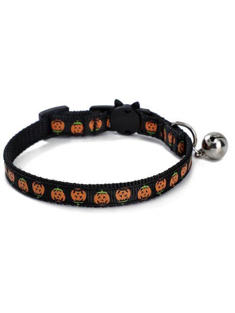 Halloween Adjustable Cat Dog Bell Pet Gothic Collar