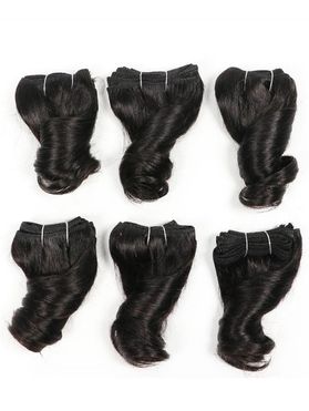 6Pcs Loose Wave Human Hair Weft Bundle