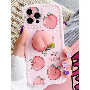 

Nice Peach Pattern Phone Case For, Light pink
