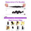6 Pcs Funmi Curly Human Hair Weft With 4*4 Closure - multicolor A 16INCH