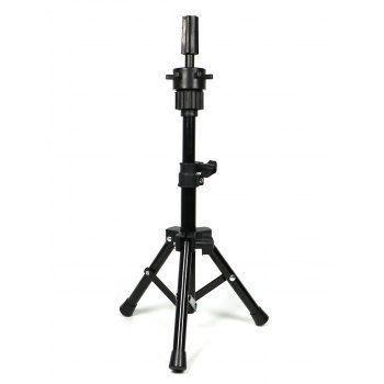 

Mannequin Head Tripod Stand Hairdressing Training Wig Head Holder, Black