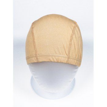 

Topstithing Breathable Elastic Wig Cap, Light coffee