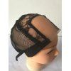 U Shaped Floral Lace Adjustable Breathable Net Wig Cap - BLACK 