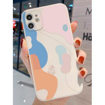

Colored Printed Leaf TPU Phone Case For Iphone, Multicolor
