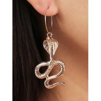 Fashion Women Gothic Snake Drop Earrings Jewelry Online Golden
