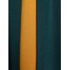 Mini Robe Ligne A Décontractée Fendue en Blocs de Couleurs à Taille Haute avec Nœud Papillon - Vert profond 2XL