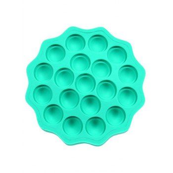 

Funny Stress Relief Solid Color Finger Vent Toy, Light blue