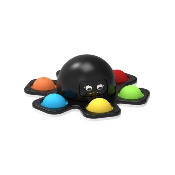 

Pressure Reduction Creative Face-Changing Octopus Fingertip Gyro Toy, Black