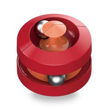 

Finger Gyro Track Decompression Toy Funny Stress Relief Vent Toy, Red