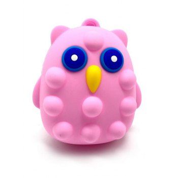 

Owl Shape Decompression Toy Stress Relief Finger Vent Toy, Light pink