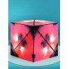 Cube de Nuit Puzzle 3D Motif Etoiles Dorées avec Ruffled Jouet Décompression - Pourpre 
