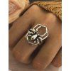 Hollow Out Spider Halloween Ring - SILVER 