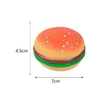 Hamburger Decompression Toy Stress Relief Finger Vent Toy