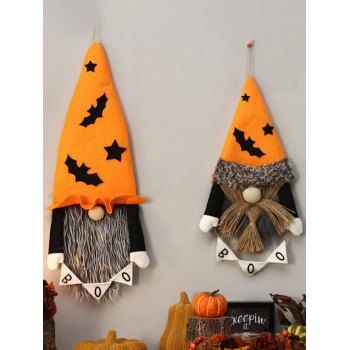 

Halloween Decoration Bat Faceless Old Man Hanging Doll, Multicolor