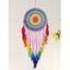 Bohemian Dream Catcher Rainbow Color Feather Colored Home Decoration - multicolor 