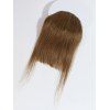 Perruque de Cheveux Humain Droite avec Pleine Frange - Brun 12INCH