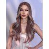 Middle Part Long Wavy Capless Synthetic Wig - PUCE 24INCH