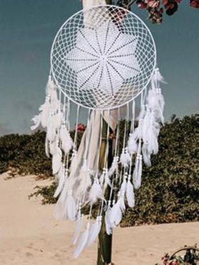 Feather Beaded Net Home Decoration Dreamcatcher
