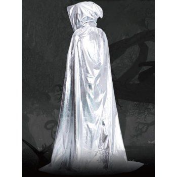 

Wizard Cosplay Hooded Halloween Costume, Silver