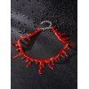 Halloween Necklace Resin Blood Gothic Necklace - RED WINE 1PC