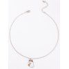 Cute Ghost Pumpkin Pendant Chain Necklace - WHITE 
