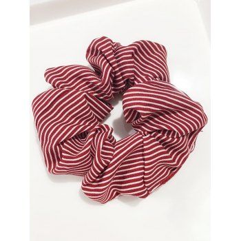 

Sweetness Striped Print Scrunchie, Red