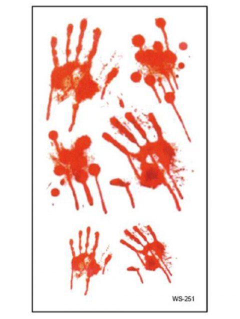 Waterproof Halloween Horror Wound Scar Face Disposable Temporary Tattoo Stickers