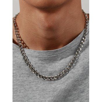 Men Necklace Simple Solid Color Punk Necklace