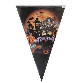 

2 Pcs Halloween Graphic Flags, Multicolor