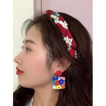 

Artificial Pearl Twisted Hairband Hair Accessory, White