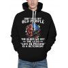 Sweat à Capuche Décontracté à Imprimé Lettre Graphique et Slogan avec Poche Kangourou à Cordon - multicolor S