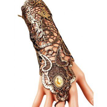 Vintage Hollow Out Lace Party Arm Gloves