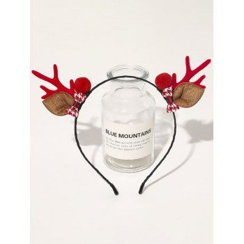 

Christmas Elk Hair Band Hair Accessory, Red