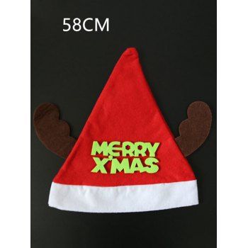 

2Pcs Christmas Party Decoration Christmas Hats, Multicolor a