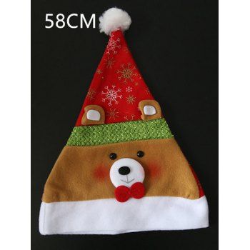 

2Pcs Christmas Party Decoration Christmas Hats, Multicolor b