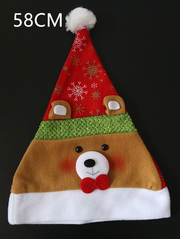Chapeau de Noël Décoration de Fête 2 Pièces - multicolor B 