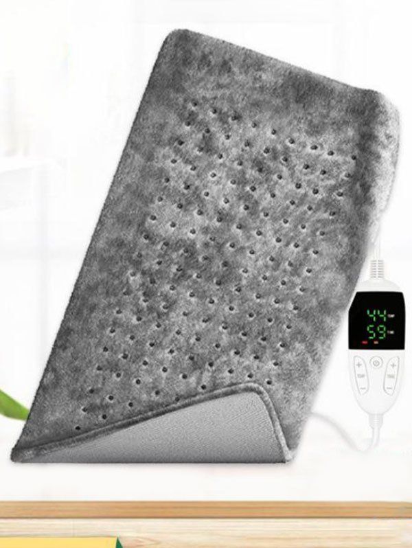 Washable US Plug Electric Heating Pad Personal Care Heater Throw - DARK GRAY 