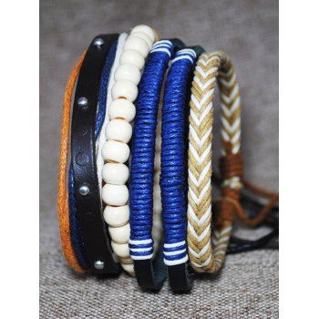 

Ethnic Style Layered Bracelets Set, Multicolor