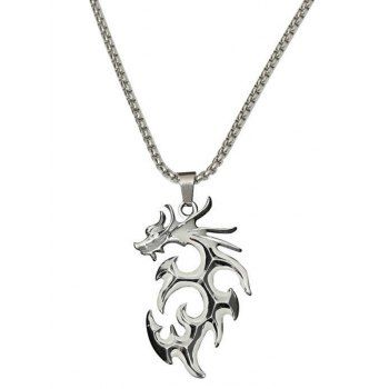 Men Luminous Dragon Punk Necklace