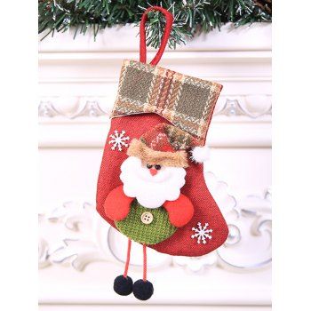 

Cute Christmas Stocking Party Home Decoration, Red