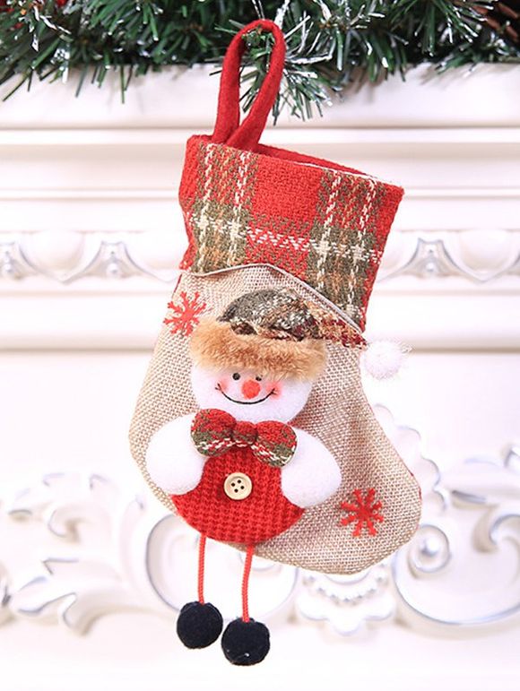 Chaussette de Noël Motif Adorable pour Fête Décoration Maison - multicolor A 