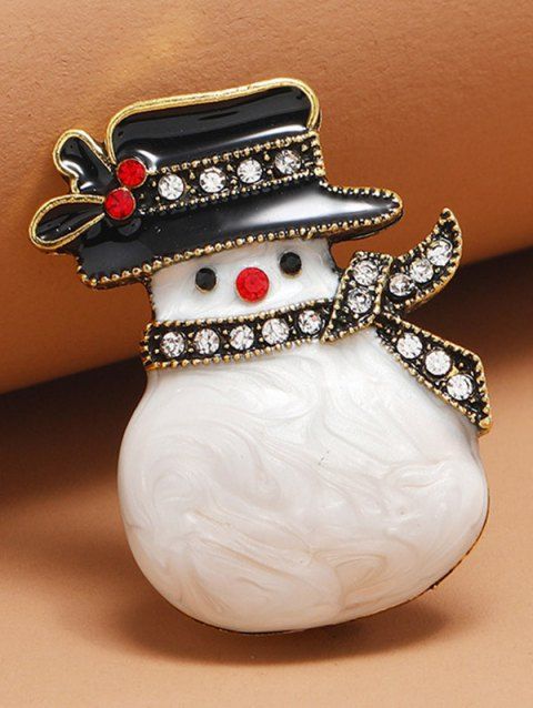 Cute Snowman Brooch Christmas Brooch