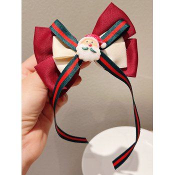 

Christmas Hair Clips Bowknot Elk Santa Claus Cute Hair Clips, Red