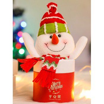 

Christmas Gift Santa Claus Snowman Cute Home Decor, Multicolor a