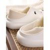 Chaussures D'Intérieur Chaudes en Fausse Fourrure Motif Adorable Ours - Blanc EU (38-39)