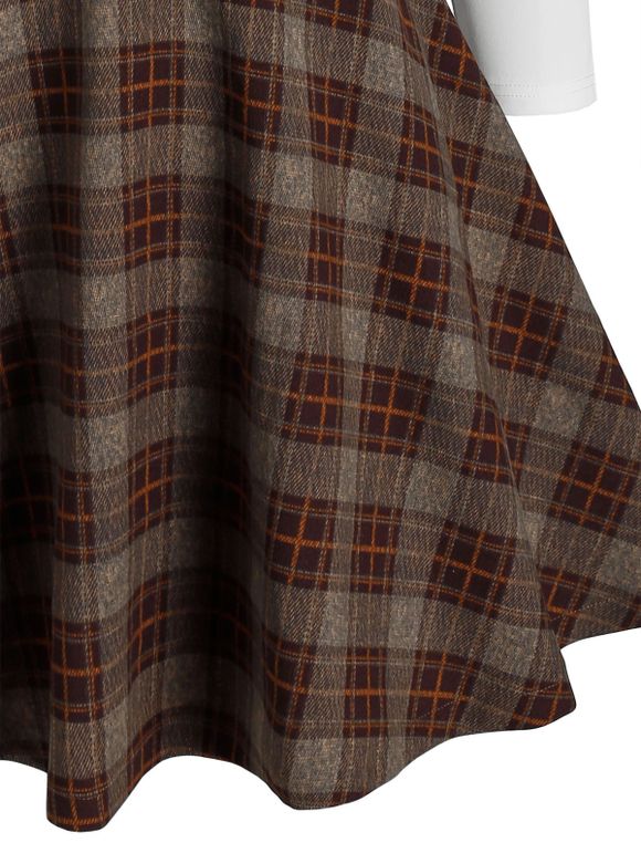 Robe 2 en 1 à Volants et Epaules Dénudées - Noir XL