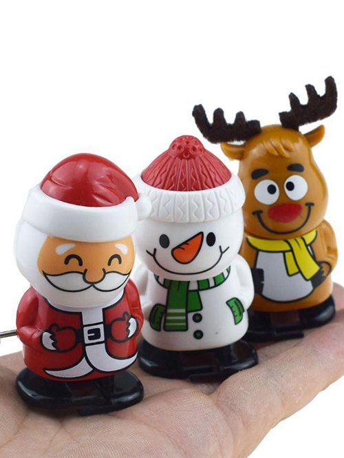 3 Pièces Manchettes Jouet Antistress en Forme de Bonhomme de Neige et Élan pour Noël - multicolor 