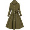 Ensemble de Mini Robe Décontractée Ceinturée et Carreaux et Echarpe à Ourlet Effrangé et Boucles d'Oreilles à Lune - multicolor S