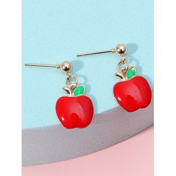 Apple Earrings Fruit Drop Earrings