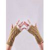 Gants Bordure en Dentelle Agrémentée Sans Doigts - Bronze 1 PAIR